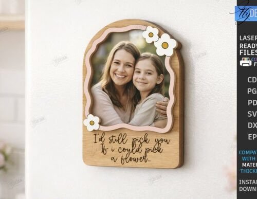 Mothers Day Photo Frame Laser 1449 Creativo Digital